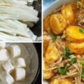鮮嫩爽滑的金針菇豆腐煲，超級下飯~