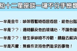 「這輩子相愛到底吧」和十二星座戀愛「不分手」的技巧！讓兩顆心永不分離！