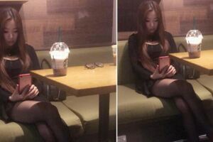 去星巴克偶遇「黑絲妹」長腿神誘人！他拍上網求助沒想到劇情超展開…