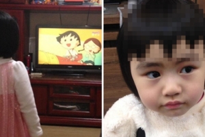 女兒堅持要剪「電視上的小丸子頭」　媽媽幫圓夢笑瘋…成品照讓網友看到額頭癢了