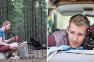 澳洲男「賣家產、辭工作」帶貓咪走　一人一貓展開旅遊人生：最幸福的決定
