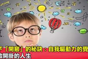 孩子「開竅」的秘訣：自我驅動力的覺醒，開啟開掛的人生
