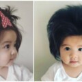 最萌代言人！1歲萌娃「頭髮多到炸出來」爆紅　被潘婷簽下當「史上最年輕美髮大使」紅到全世界