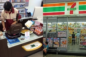 711店員再進化！一進店內看到櫃檯擺了一個「大平台」賣現煎蔥油餅：都給你賺就好啦 