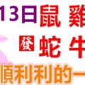 8月13日生肖運勢_鼠、雞、猴大吉