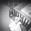 主人發現自家狗狗每天半夜都溜進嬰兒房，看了監控才發現事實！