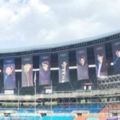 「EXO」「分享」EXO五月安可演唱會內景曝光蠶室綜合運動場EXO旗幟飄揚