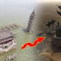 一年只出現一次，其餘時間全部「沉入湖」水中，這古建築太厲害！