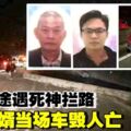轎車遭滾落柱子壓中　華裔2男身亡2女重傷