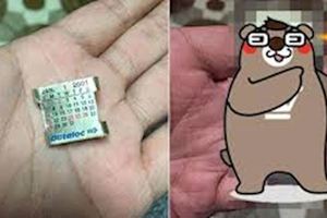 小小鐵片上有日曆？爺爺倉庫挖到的這個…「神秘作用」勾起網友小時候回憶！