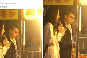 夜市發現超美側面的妹子！結果被眼尖網友發現「亮點」...起底男伴身分竟是「世界級名人」！