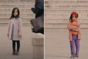 小女孩扮成「富小孩和貧童」測試陌生人的反應，結果人性的殘酷竟逼得她流著淚逃離現場…