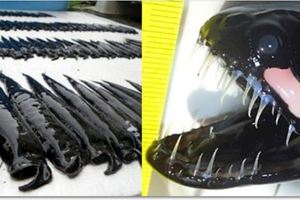 他發現沙灘佈滿「黑色長牙怪物」嚇到尿出來！專家嚴肅說「大規模出現是因為....」讓大家超害怕！