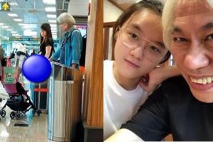 《爺孫戀》林靖恩懷孕了？挺肚現身機場，事後爸爸氣炸脫口爆：「李坤城原本是追她姐！」