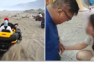 一家四口「玩飆沙吉普車」翻車壓死2歲女兒！媽媽接死訊竟然....網友飆罵：「爸媽害死她！」