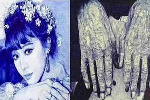 直擊16歲少年繪畫被老師責罰，大師看後都直呼未來的「國畫大師」！