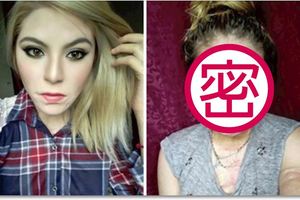 這位女子「化了3000天的濃妝」被酸是個騷貨！沒想到她「卸妝後的醜樣」...網友心疼到痛哭流涕！