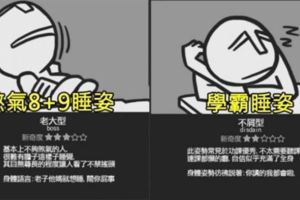 學生的13種「上課睡覺姿勢」，最扯睡姿保證一秒激怒每一位老師！