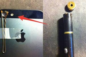 只要一隻不要的「雷射筆＋髮夾」，簡單幾步與iphone結合，竟就有媲美天價巨砲相機的拍照威力…