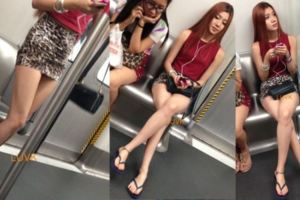 地鐵上驚見天菜正妹「迷你裙曬辣腿」…網友偷拍PO上網結局超展開：下場絕對很慘