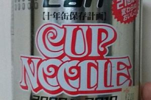 號稱能保存10年的日清杯麵現在變成什麼模樣？