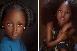 世界最美女孩！　6歲黑人女童肖像驚艷世界：凡間真的有天使