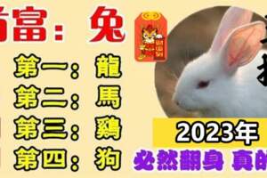 2023年財運最好的生肖，必然翻身