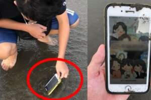 網友海灘上挖出「iPhone6」竟還活著！在地人曝：這裡埋一堆