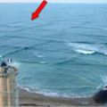 法國小島出現超罕見的「方塊海浪」，當地人嚴重警告比大浪還要更危險！