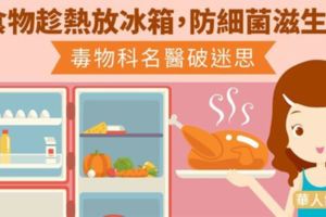 熱食一定要放涼了才能放冰箱？　我竟然被騙了20幾年....看完這篇長知識了