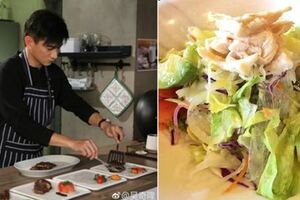 吳奇隆和劉詩詩過聖誕，網友：孕婦吃得好清淡