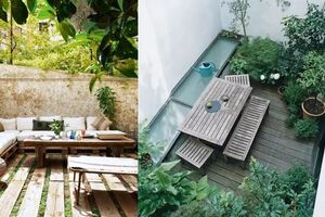 人世間太擁擠，只求老來有個小院，不勝歡欣