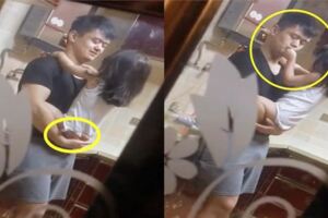 回家找不到父女倆！順著聲音「到廚房一看」媽媽頓時無法淡定了