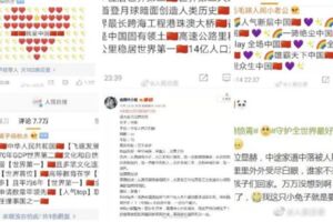 從「14億護旗手」到「我們都有愛豆叫阿中」 微博愛國標語一波波