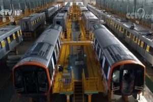 厲害了！「中國製造」地鐵將出口美國，首批列車下線