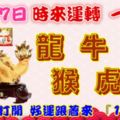 11月7日時來運轉一路發，龍牛兔猴虎狗，88秒內打開，好運跟著來『16888』