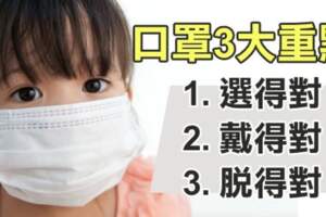 防流感、肺炎先戴對口罩！一次看懂挑選、配戴、丟棄3大重點！