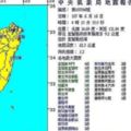 凌晨04：53宜蘭規模5.2地震！台北震度3級高樓有感