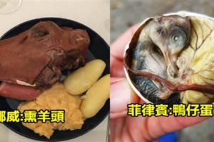 盤點世界上「12個最恐怖的黑暗料理」！敢吃3個以上的人已經超屌了...