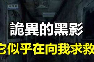 詭異的黑影，它似乎在向我求救..