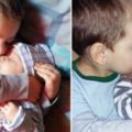 超暖心！3歲小男孩「超愛新生弟弟」，緊緊抱著弟弟不放，還不讓媽媽抱他！