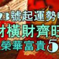 3月23號起運勢暢旺，正財橫財齊旺，享盡榮華富貴的5大生肖！