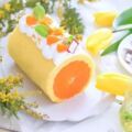 日本超火的爆汁橘子蛋糕卷將整個橘子卷進蛋糕切開美炸天!