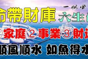 命帶財庫，家庭、事業、財運順風順水的生肖