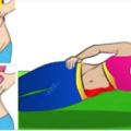女生「腹肌躺」有多撩,你們隨意感受一下!這組高效動作,想練不出腹肌都難!