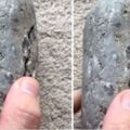 他10歲時撿了一顆怪石頭回家　35年後「石頭出現一道裂痕」他一掰開嗨翻尖叫：是寶藏！