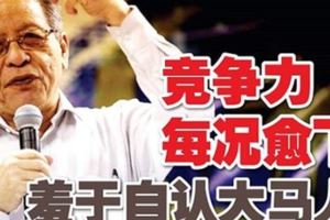 為什麼馬來西亞人在馬哈迪當首相的時期可以在全世界昂首闊步；但卻在納吉當首相的時候身處國外時也羞於承認他們是馬來西亞人？