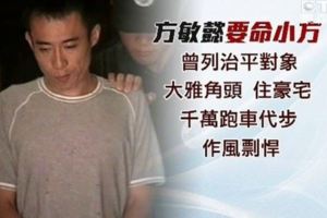 台中中生代地方角頭「要命小方」擁槍自重橫行中台灣，是詐騙始祖之一！為殺價四千元替友人出頭，上演街頭搏火！！