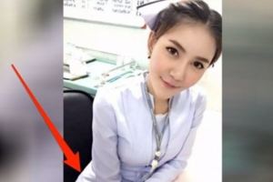 這張護理師上班自拍甜美照片卻被眼尖網友罵「噁心」，最後還被人肉要求下跪道歉工作竟也丟了！
