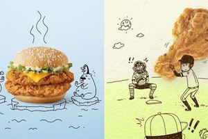 創意插畫家用麥當勞食物創作「看不膩」的趣味產品介紹，原本不餓都看到整個胃口大開了！